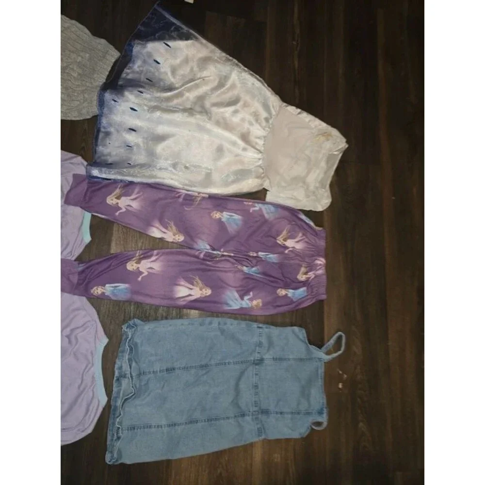 Girls Clothing Lot 11 Pc Size 4 7/8 Disney Frozen Champion Skort Tops Dress